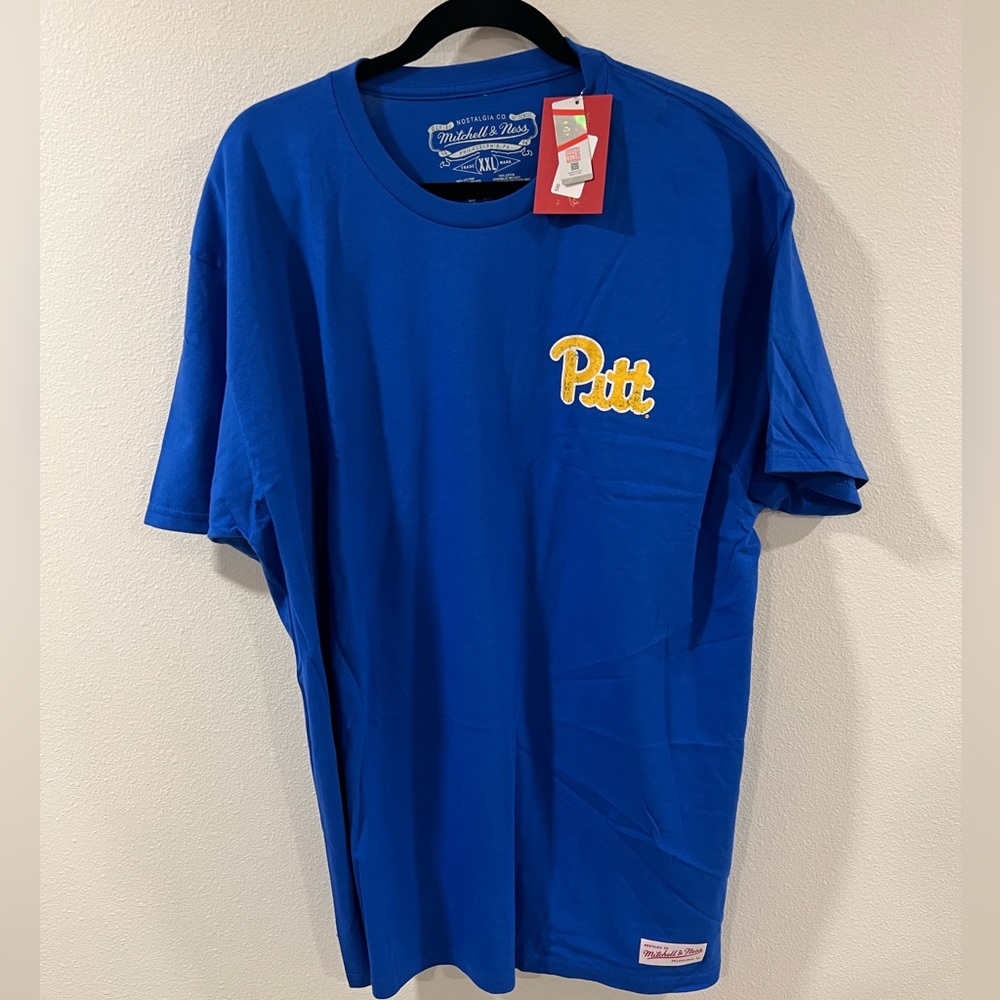 Mitchell & Ness Pitt Panthers Yankee Stadium Game T Shirt | Size: 2XL | NWT